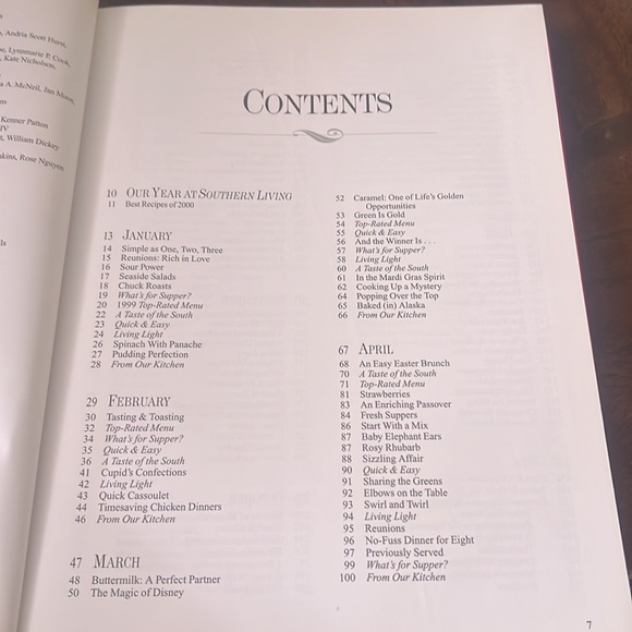 Hardcover Southern Living 2000 annual recipes - Picture 2 of 5